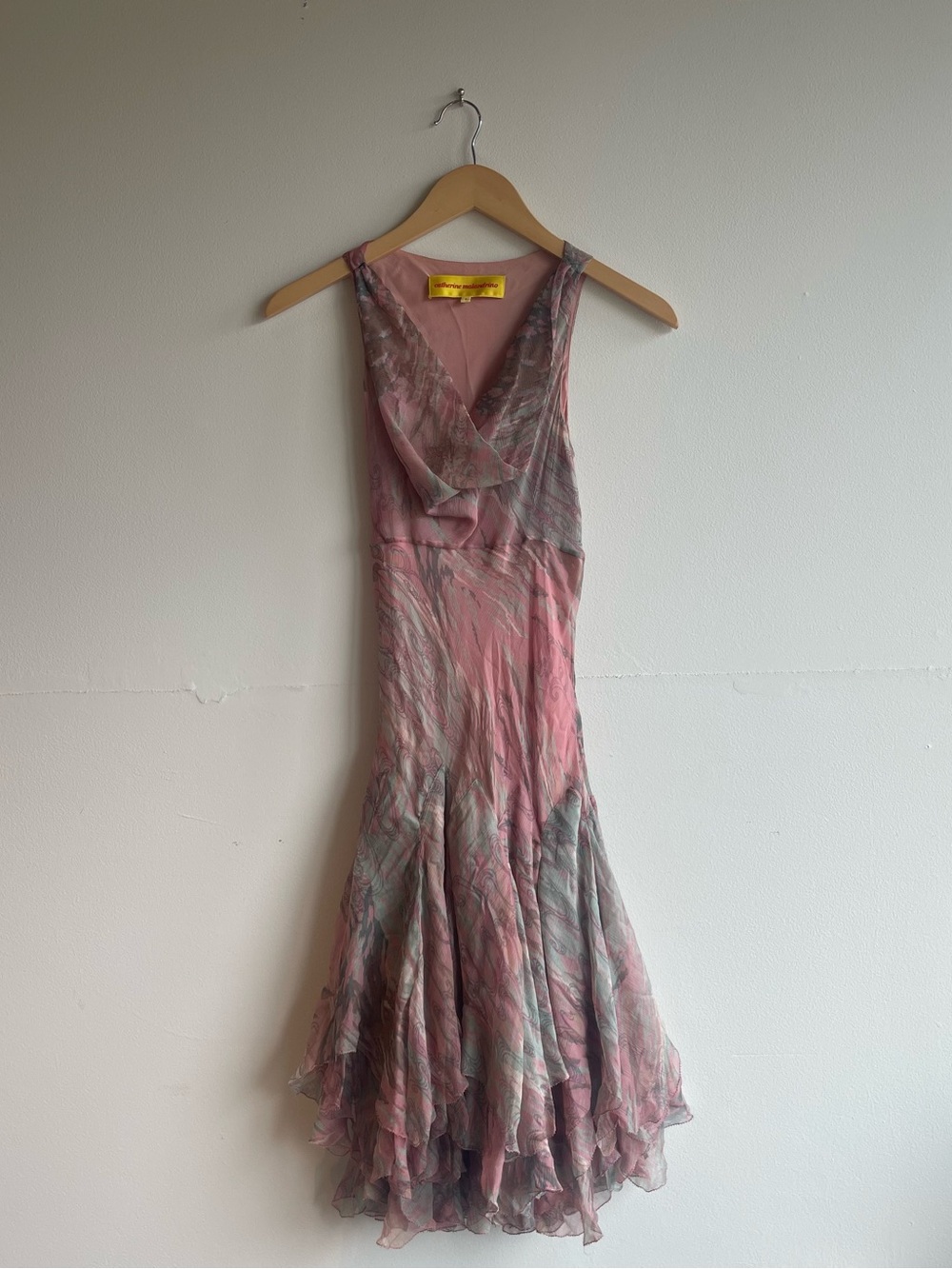 Y2K Catherine Malandrino Silk Dress
